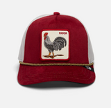 Garnet Rooster Hat