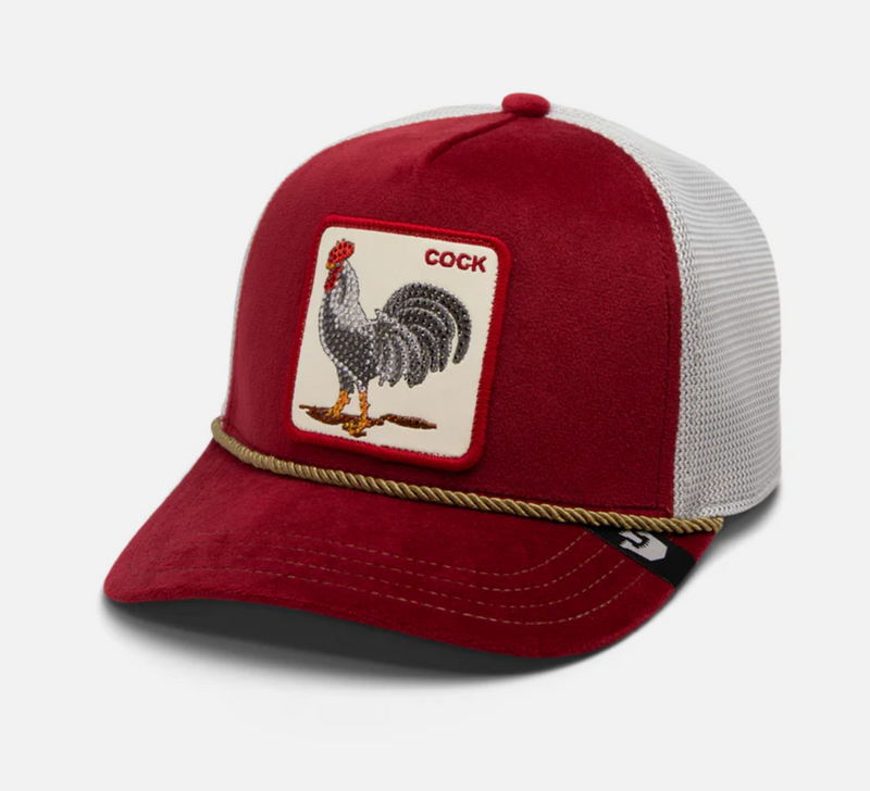 Garnet Rooster Hat