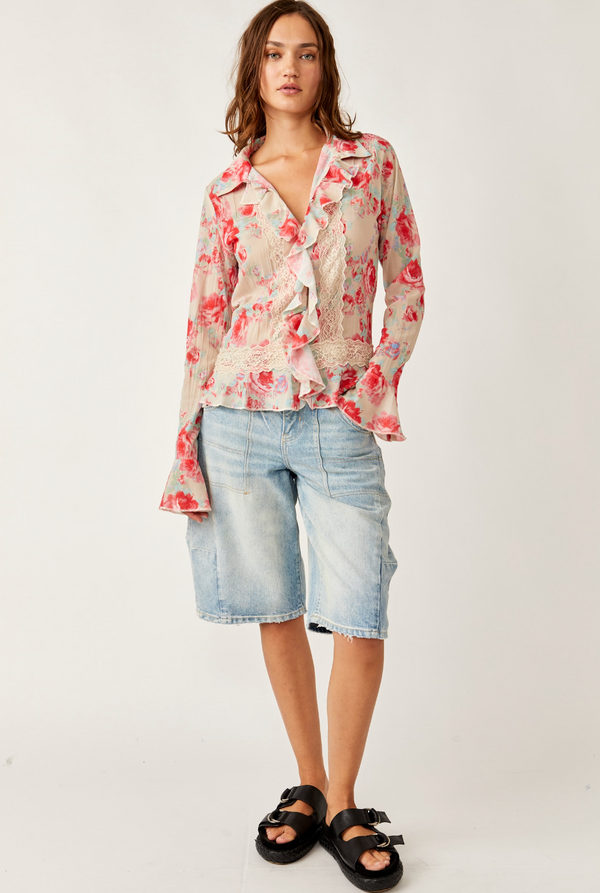 Bad At Love Blouse-Ivory #329
