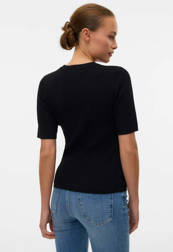 Silje Cable Pullover Knit Top