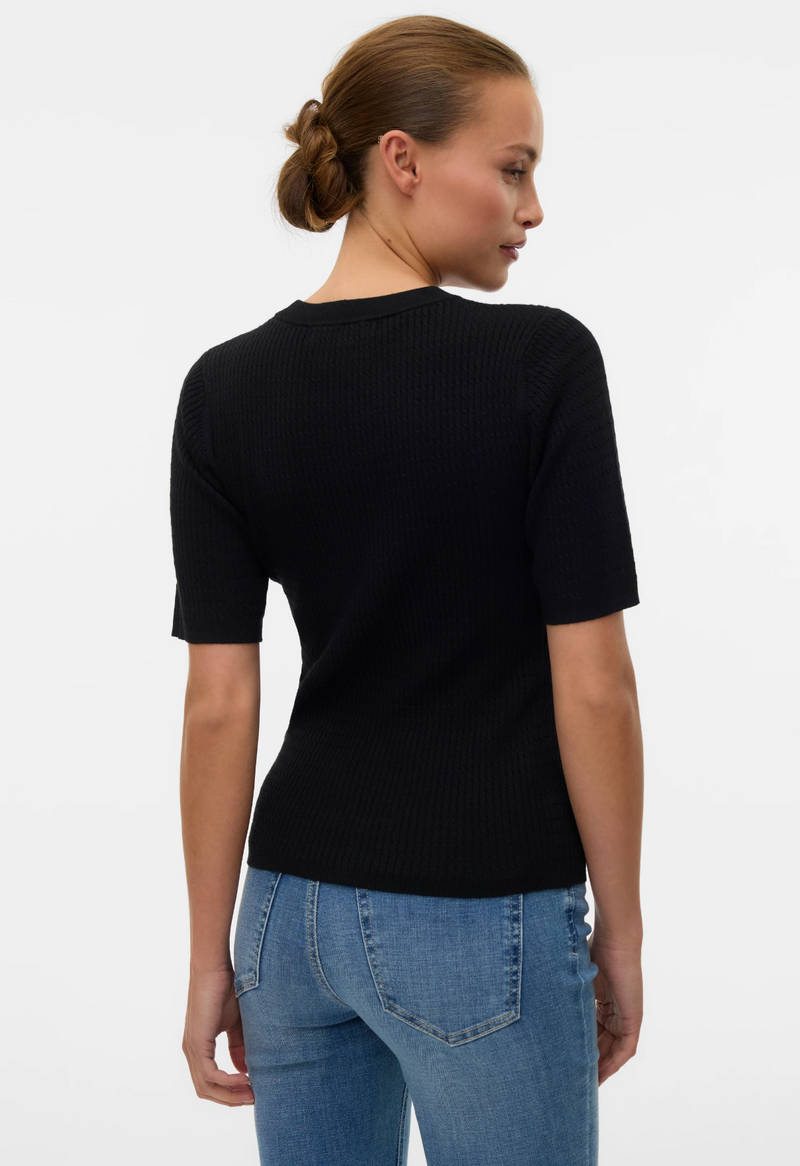 Silje Cable Pullover Knit Top