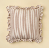 Ruffle Thin Stripe Pillow 20X20