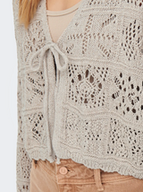 Beach Knit Tie Cardi
