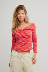 Gia Eyelet Top #630