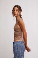Duo Coset Cami-Chocolate  #649