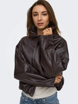 Masja Faux Leather Jacket