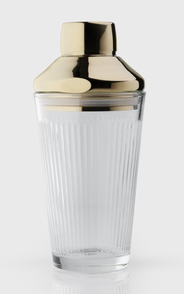 Reeded Cocktail Shaker