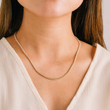 Tennis Necklace-Pearl