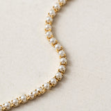 Tennis Necklace-Pearl