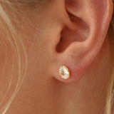 Diana Bezel Stud