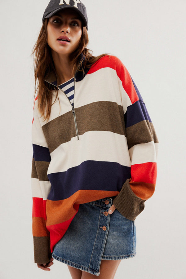 Coastal Stripe Pullover H24