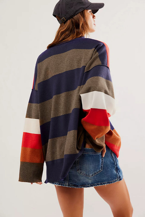 Coastal Stripe Pullover H24