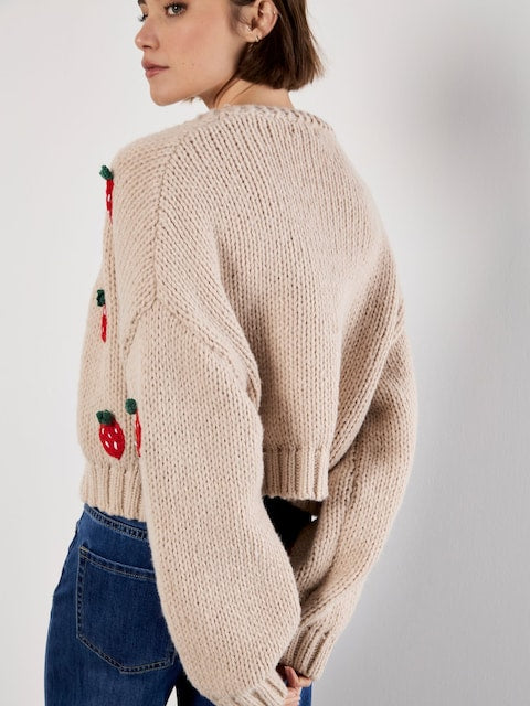 Strawberry Cardigan