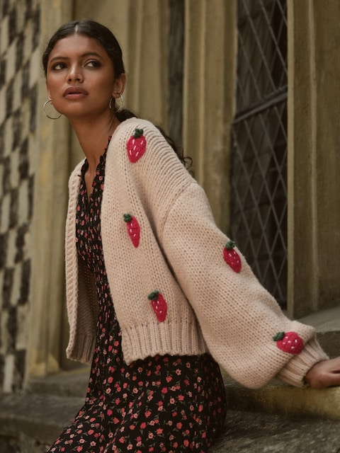 Strawberry Cardigan