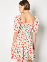 Puff Sleeve Poplin Dress