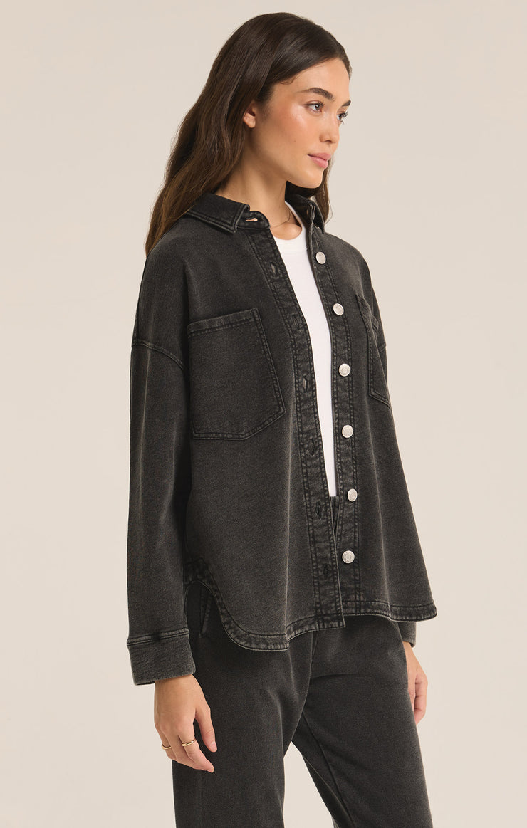 All Day Knit Denim Jacket F24