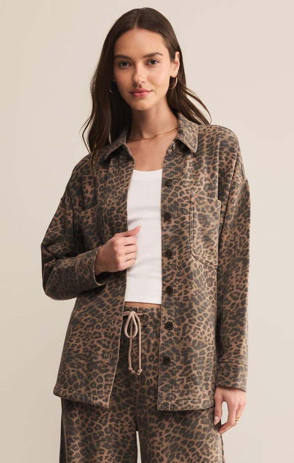 All Day Jacket-Leopard