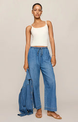 Sidelines Denim Tracker Pant