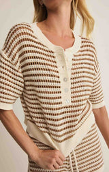 Kylo Striped Polo Sweater