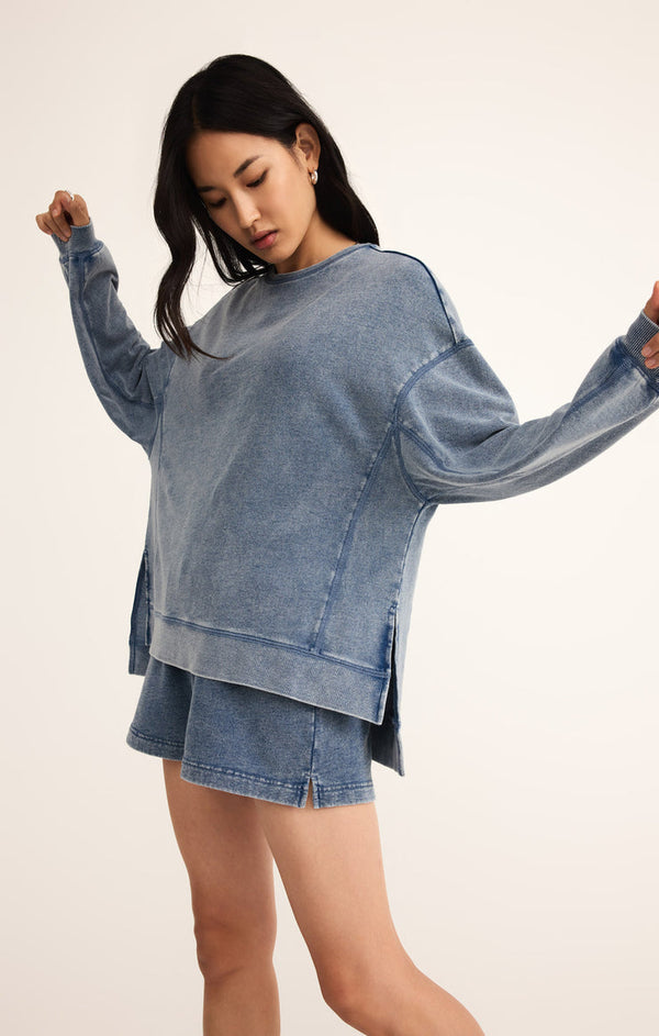 Knit Denim Modern Weekender