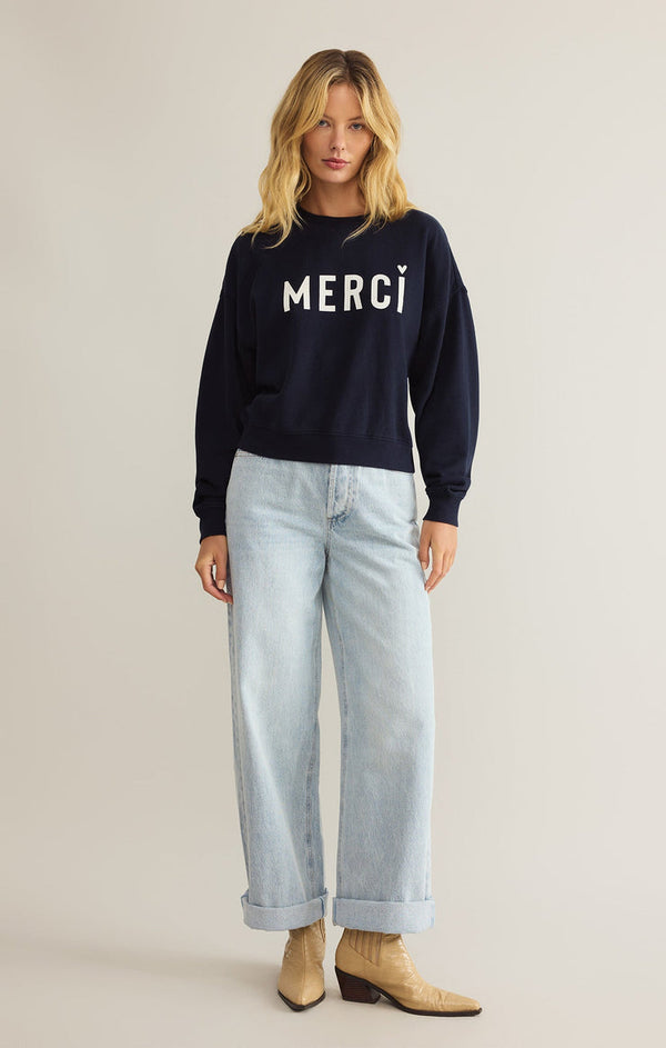 First Date Merci Sweater