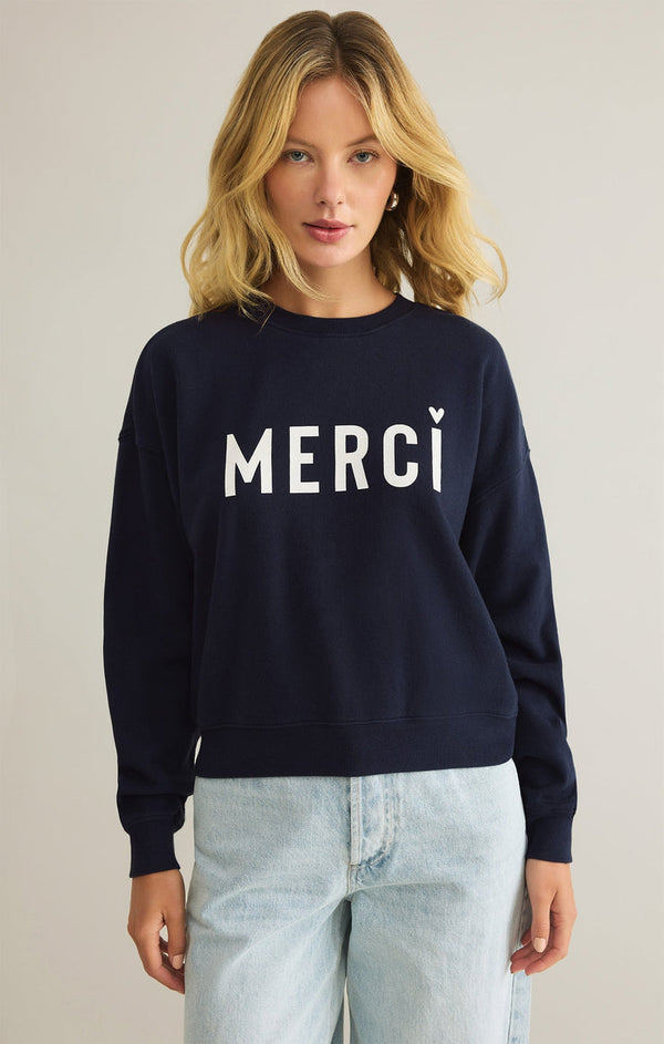 First Date Merci Sweater