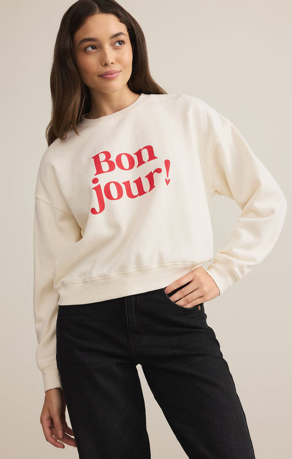 First Date Bonjour Sweater