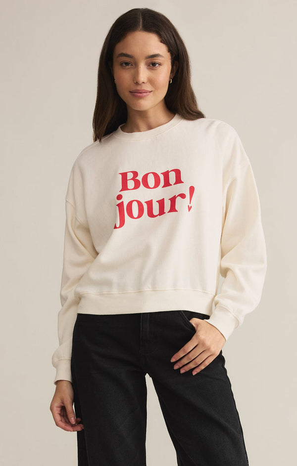 First Date Bonjour Sweater