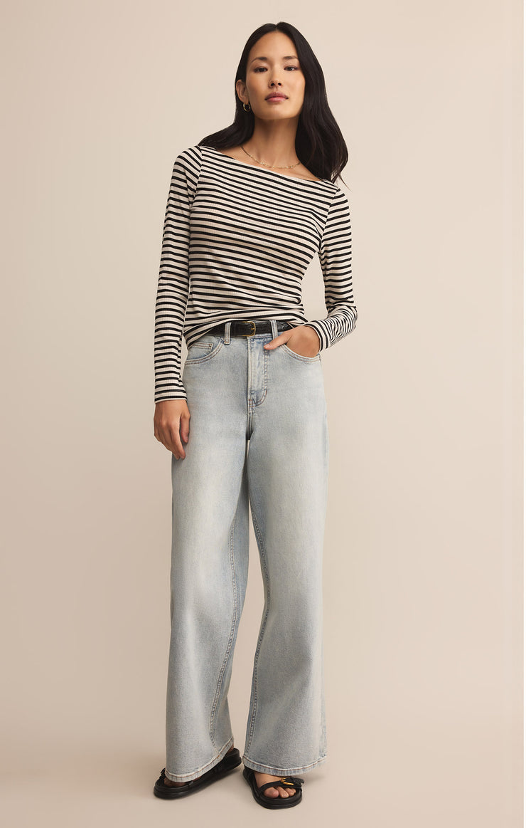 Pristine Striped Tee
