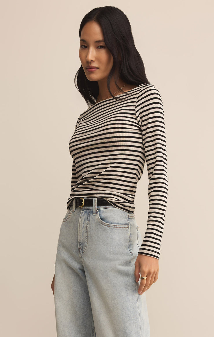 Pristine Striped Tee