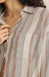 Perfect Striped Button Up S26