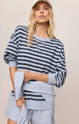 Everyday Striped Crew