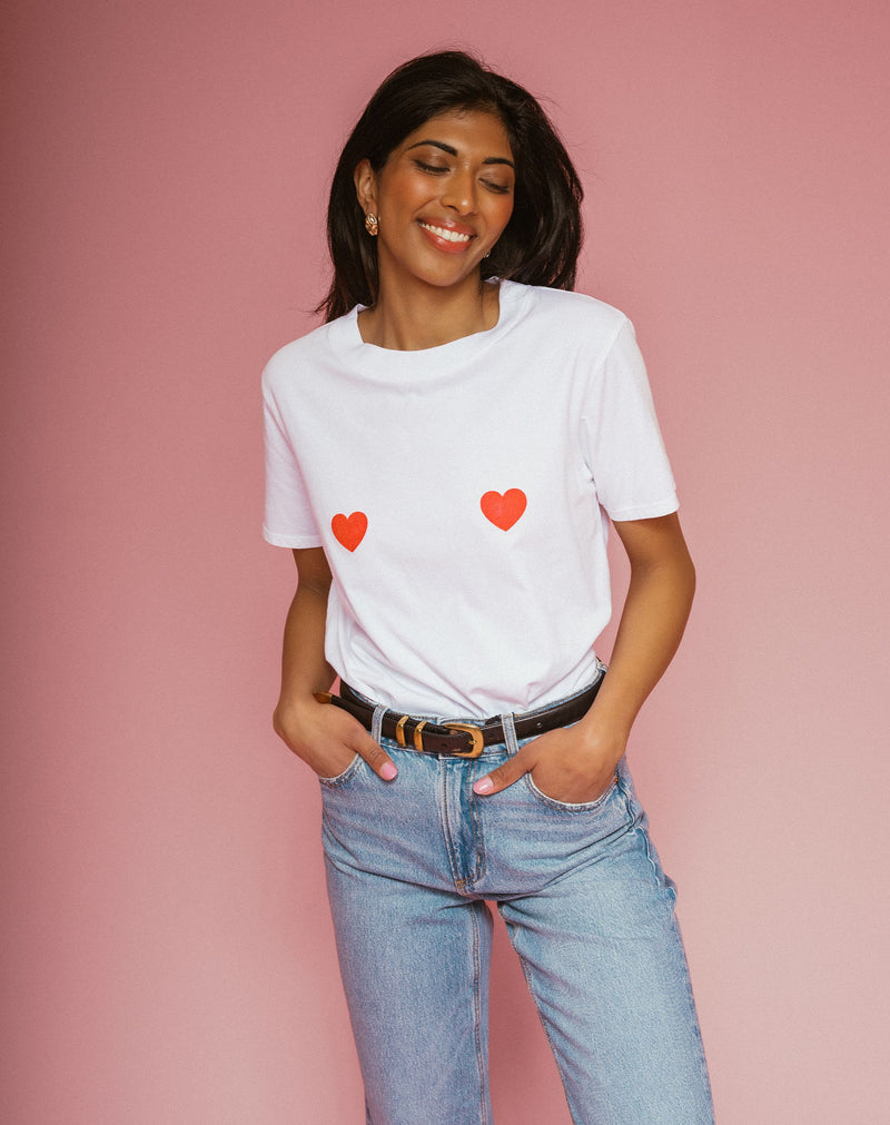 Double Heart Classic Tee