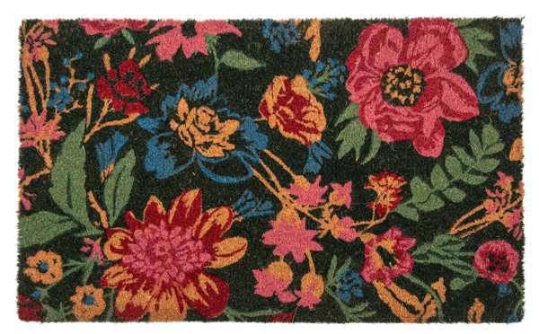 Bright Floral Doormat