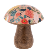 Wooden Floral Mushroom