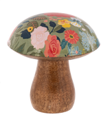 Wooden Floral Mushroom