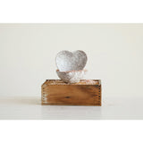Antique White Heart Dish