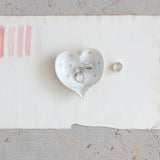 Heart Dish W/Dots