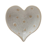 Heart Dish W/Dots
