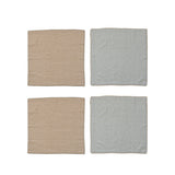 Cotton Napkin W/Stripe S/4