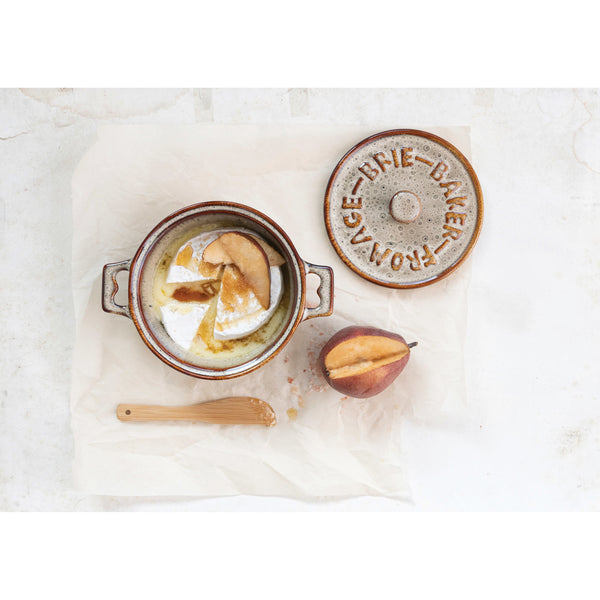 Stoneware Brie Baker