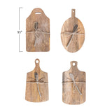 Mango Wood Board W/Knife