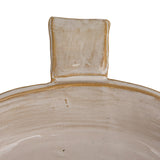 White Stoneware Baker