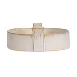 White Stoneware Baker