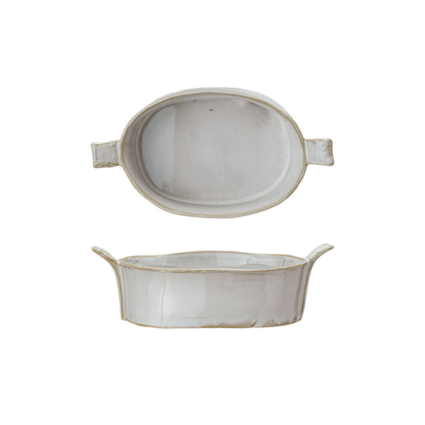 Mini Oval Stoneware Baker