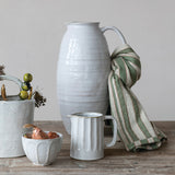 Reactive Stoneware Pitcher