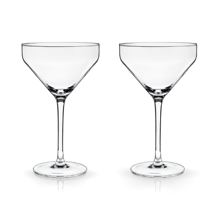Angled Martini Glass