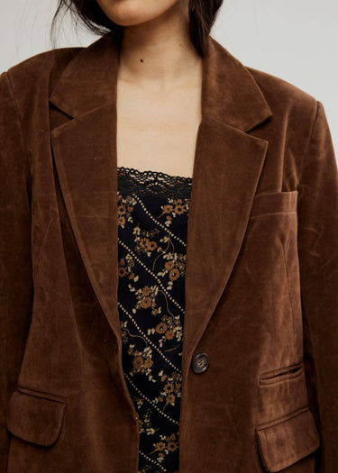 Paper Cut Vegan Blazer