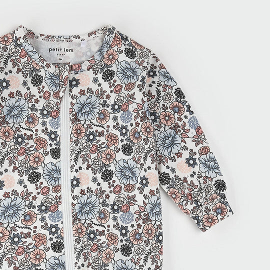Floral Footed Sleeper