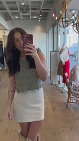 Elsa Linen Skirt W/Shorts